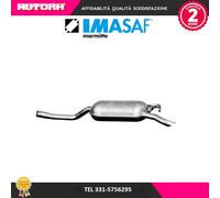 482207 Silenziatore posteriore adatto a Mercedes-Benz E (W124) (MARCA IMASAF)..