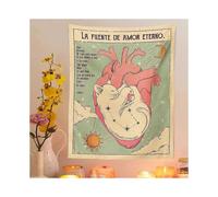 (4853) Arazzo da parete con tarocchi, sole e luna, stregoneria, sei un figlio dell'universo, Bohemia