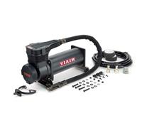 485c Single Stealth Black (Gen 2) con filtro nero opaco con coperchio tappo filtro w/logo VIAIR