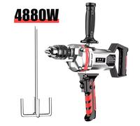 4880W Ad Alta Potenza Miscelatore Elettrico Trapano per Vernice Stucco Malta di Cemento Piccola Agitatrice Trapano Elettrico Miscelazione Machie