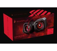 48820 SUREFIRE Speakers Gaming GATOR EYE nero/rosso, nuovi