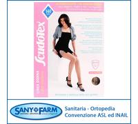 489 CALZE PREVENTIVE AUTOREGGENTE COMPRESSIONE GRADUATA 140 DEN VARI COLORI