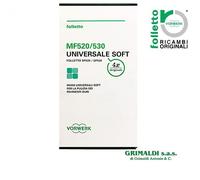 48908 CONFEZIONE 4 PANNI UNIVERSALE SOFT PER FOLLETTO PULILAVA SP520 SP530