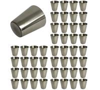 48er Set IN Acciaio Inox Bicchiere da Shottino 4cl Shotgläser Shot Vetro Stamper