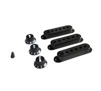 48mm 50mm 52mm Single Coil Pickup Cover One Volume Manopole A Due Toni Con Kit Tappo Interruttore Per Chitarra Elettrica Colore Nero parti di chitarra