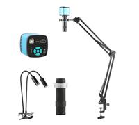 48MP 4K 1080P USB Video microscopio industriale fotocamera 1X-130X Zoom C Mount Lens telecomando for l'acquisizione di immagini digitali Per riparazione e saldatura(37CM Gooseneck light)