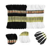 48pcs Abbigliamento Cross Stitch Threads FAI DA TE Filettatura ricamo
