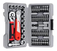 48Pcs Cacciavite Testa Cassetta degli attrezzi Testa Presa Sostituibile Specifiche multiple Cacciavite Riparazione professionale Strumento manuale Riparazione di dispositivi elettronici