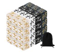 48Pcs Dadi Magici Contatori per Acrilico, Set D6 Vita 4 Colori