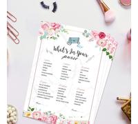 48Pcs Wedding Q&A Bachelorette Party Quiz Game Cards Kit di giochi per la