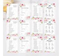 48Pcs Wedding Q&A Bachelorette Party Quiz Game Cards Kit di giochi per la