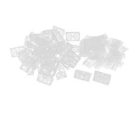 48pz Armadietto Plastica Fori 4 Ripiano Angolo Giunto Rinforzo Supporto Staffe