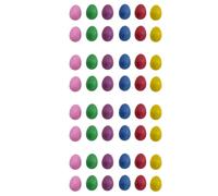 48PZ Plastic Egg Shakers Set 6, Percussioni Musicali Maracas Eggs Child Per3707