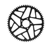 48T 54T 60T 7075 GIRCHEGGIO DELLA CATERA PER LEVOLA ALL'ALUMINUM Compatibile con motocicletta elettrica sur ron lightbee x s x160 x260(58T Black)