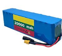 48V 20Ah Batteries pour vélo, 48V 20000mAh Electric Bicycle Battery avec Chargeur Haute Puissance Batterie de vélo électrique with Charger for 250W 500W 750w 1000w Motors 48V 20AH,T+DC