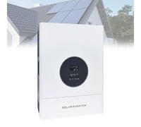 48V 5000W Inverter Ibrido Split Phase 110V 220V Bassa Frequenza Onda Sinusoidale Pura Power Station MPPT 120A Caricatore AC 30A per Backup Domestico Notturno(Single Phase)