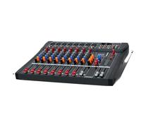 48V 6/8/12 canali Studio professionale Mixer audio USB DJ Console di missaggio Phantom Powers Amplificatore monitor Artisti e Band(8 Channels)