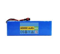 48V 60AH Batteria Per Monopattino Elettrico 13S3P Batteria Per Bicicletta Elettrica Con Caricatore Batteria Agli Ioni Di Litio Impermeabile Adatta Per Elettriche Biciclette Pieghevoli XT60