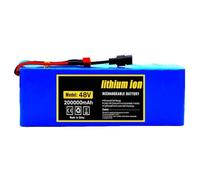 48V E-Bike Batteria 200AH Batteria Impermeabile Per Monopattino Elettrico 13S3P Batteria Scheda Di Protezione Integrata Per Motori Da 250 W A 1000 W XT30+JST