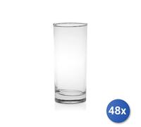 48x Bicchieri In Vetro Trasparente Cortina Bibita Cl27,5