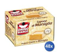 48x Bundle Omino Bianco Sapone Bucato Gr 250