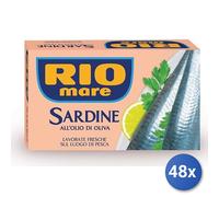 48x Bundle Rio Mare Sardine Gr 120 Classiche