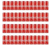 48x Coca Cola Lattina Original Taste Cola 330 ml Bevanda Italiana Senza Alcool