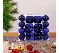 48x ornamenti di palline di Natale da appendere per anniversari, matrimoni,