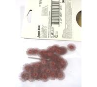 48X SCOTCH Brite Spazzola Radiale Ø19 X1,59X3/4In/Po + Supporto Nuovo L58326