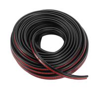 49,21ft 15000mm striscia protettiva per bordi portiera auto antigraffio TPE nero