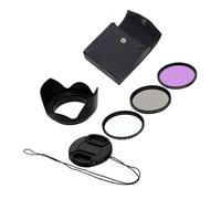 49 52 55 58 67 72 Set di filtri FLD UV CPL da 77 mm + copriobiettivo + paraluce, for fotocamera DSLR for Nikon D600 D3200 D3100 D7000 D5100 D80 D300S(Size:49mm)