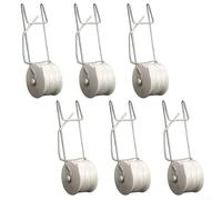 49 6 m Spago Pomodoro Supporto Rollerhook Heavy Duty Ferro e Nylon per Ottimale Per La Crescita E La Stabilità Delle Piante (6pcs)