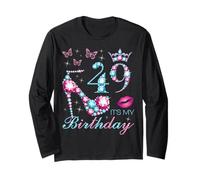 49 È il mio compleanno 49 anni È la mia festa per il 49° compleanno Maglia a Manica