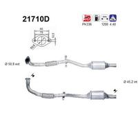 49 KW 67 CV CATALIZZATORE PER Vauxhall Corsa MK I (B) S93 1.5 TD