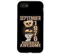 49 settembre compleanno uomo donna 1976 fantastico orsacchiotto Custodia per iPhone SE (2020) / 7/8