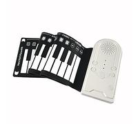 49 Tasti Piano Portatile Con Altoparlanti Incorporati, Roll Up Tastiera Pianoforte, Pianoforte Pieghevole, Silicone Impermeabile Aggiornato Pieghevole, Regali Musicali Ragazza Ragazzi