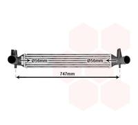 49004042 VAN WEZEL Intercooler per SEAT