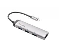 49147 hub di interfaccia USB 3.2 Gen 1 (3.1 Gen 1) Type-C 5000 Mbit/s Nero, Argento, Hub USB argento, USB 3.2 Gen 1 (3.1 Gen 1) Type-C, USB 3.2 Gen 1 (3.1 Gen 1) Type-A, 5000 Mbit/s, Nero, Argento, 0,15 m, USB