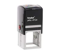 Timbro autoinchiostrante Trodat PRINTY 4924 in plastica 40x40 mm nero 69667