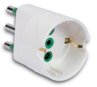 494 Q.TA' 50 FME 82.600 ADATTATORE 10A 2P+T-SCHUKO GARANTI