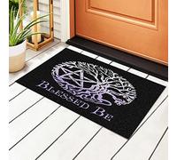 494 Zerbino da Esterno 40X60cm Tripla Luna Strega Dea Wicca Pentacolo Tappeto Ingresso Antiscivolo da PVC Tappeto Entrata Casa Personalizzabile Zerbino Ingresso Casa per Corridoio, Ingresso Esterno