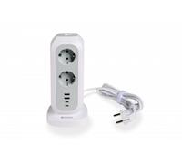 Verbatim EUPT-01 EU Power Tower 11 AC con 2 USB-C / 2 USB-A