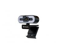 VERBATIM 49579 - Webcam incl Microfono, 1080p Full HD, messa a fuoco automatica,