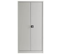 ARMADIO METALLO UFFICIO 2 ANTE BATTENTI 4 RIPIANI 100X45XH200CM MOBILE ARCHIVIO