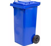 Bidone immondizia green 240 + ruote ics azzurro lt 240 cm 72x58 h.cm 106 Ics