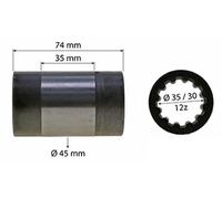 4994075 MANICOTTO ANTERIORE TRASMISSIONE TRATTORE FIAT 110/90 M160 TM ECC