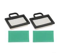 499486S - Filtro dell'aria di ricambio, confezione da 2 con 2 pre-filtri, struttura in gomma di alta qualità e carta da filtro, compatibile con tosaerba e trattori, protezione del motore per