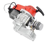 49CC Motore a 2 Tempi Raffreddato ad aria Mini Motore in Alluminio Minimoto a Benzina per Mini Dirt Bike, ATV, Quad, Tasca con Riduttore, Carburatore