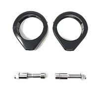 49mm Moto Indicatore Riposizionamento Forcella Pinze Supporti - Nero - Buono per Progetto di Personalizzazione Moto & Trike
