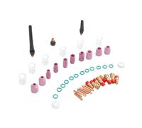 49pcs Tig Welding Torch Gas Gas Kit tazza di vetro per WP-17/18/26 Easy Conducity Easy Copper Set completo